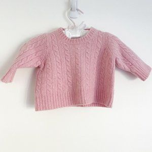 J. Crew Crewcuts Pink Cashmere Blend Crewneck Sweater